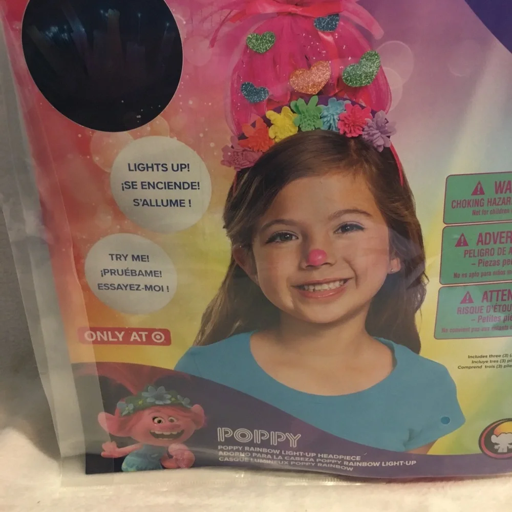 NWT Childrems Trolls Halloween costume‎ poppy
